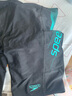 速比濤（Speedo）泳褲男大標logo系列專(zhuān)業(yè)訓練抗氯速干經(jīng)典及膝游泳褲 中灰藍 38 曬單實(shí)拍圖