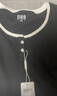 森馬（Semir）長(cháng)袖T恤女短款撞色打底衫簡(jiǎn)約風(fēng)秋季假兩件修身衣服101524101005 曬單實(shí)拍圖