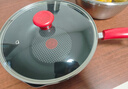 特福（Tefal）炒鍋家用不粘鍋平底炒鍋28cm炒鍋電磁爐燃?xì)庠钔ㄓ糜锈?曬單實拍圖