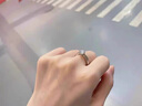 I DO鉑金pt950鉆戒女滿天星1克拉培育鉆石星光皇后婚戒求婚送老婆女友 星光皇后1克拉鉆 12號(hào) 曬單實(shí)拍圖
