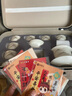 金鑲玉功夫茶具套裝 羊脂玉瓷家用陶瓷白瓷帶茶盤(pán)蓋碗旅行茶具送禮套裝 遠山描金羊脂玉瓷套裝 曬單實(shí)拍圖