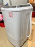 志高（CHIGO）脫水機甩干機小型迷你家用甩干桶出租房宿舍大容量單杠脫水桶烘干一體 8.6KG 力薦【不銹鋼桶加厚款】 曬單實拍圖