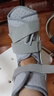 Olera醫(yī)用踝關(guān)節(jié)固定支具小腿跖趾骨骨折跟腱靴固定護(hù)具康復(fù)足托訓(xùn)練鞋 曬單實(shí)拍圖