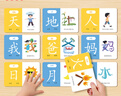 奕思瑞幼兒童識字卡片1-3-6歲象形字幼兒園寶寶學前看圖認漢字啟蒙早教 曬單實拍圖