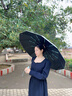 蜜雪小米24骨雨傘全自動(dòng)防曬防紫外線(xiàn)晴雨兩用遮陽(yáng)傘男女必備結實(shí)加固傘 旗艦款雙龍骨加固晴雨傘梧桐米 24骨 曬單實(shí)拍圖