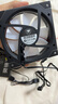 骨伽 靈鏡V2 PRO 正葉黑色12cm機箱風扇 ARGB/5V3P神光同步/小4P-PWM調(diào)速/液壓軸承/標配減震墊 曬單實拍圖