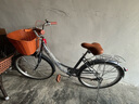 永久（FOREVER）自行車(chē)青少年學(xué)生單速變速通勤車(chē)城市上班代步淑女低跨度腳踏單車(chē) 典雅灰 單速 旗艦版/加厚鋁輪 26寸【推薦身高155-180cm】 曬單實(shí)拍圖