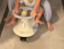 曼龍扭扭車1-3-6歲防側(cè)翻大人可坐兒童溜溜車音樂(lè)搖搖車 莫奈灰 曬單實(shí)拍圖