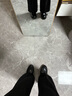 Pansy盼喜日本通勤鞋女秋便舒適一腳蹬鞋子百搭樂福鞋4219 黑色 38 曬單實拍圖