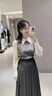 班尼路（Baleno）山本褲女2025新款高腰顯瘦寬松純色百搭垂感運(yùn)動(dòng)休閑親膚直筒長(zhǎng)褲 曬單實(shí)拍圖