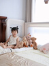 coolbaby拼接床大人可睡無(wú)縫連接嬰兒床多功能床0-6歲可折疊床護欄兒童床 旗艦款【單床+4D床墊】200*60 曬單實(shí)拍圖