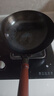 金存章丘炒鍋鐵鍋無涂層家用炒菜鍋圓底不易粘老式鍛打熟鐵鍋已開鍋 曬單實拍圖