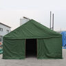 亞圖卓凡施工帳篷住人加棉防雨工地工程野外民用養(yǎng)蜂戶外大型防寒保暖棚 軍綠色 升級款5*6米住12人 曬單實(shí)拍圖