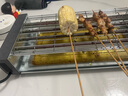 小熊（Bear）電烤爐 燒烤爐 電燒烤爐 家用電烤串機 戶外燒烤架 烤肉烤串一體烤肉爐 電烤架室內(nèi)無煙電爐烤腸機 煙紫灰【接油盤+烤網(wǎng)】DKL-L20L5 1層 曬單實拍圖