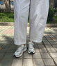 超級安踏AT913丨運(yùn)動休閑鞋女鞋夏季透氣復(fù)古彈力膠跑步鞋子女122528895U 象牙白/銀-1 38 /(女7碼) 曬單實(shí)拍圖