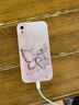 GGUU蝴蝶適用蘋果x手機殼iPhonexr套新款iPhonexsmax高級感iPhonex液態(tài)硅膠10全包xmax女生防摔10式xsm 淺粉色-文藝肌理蝴蝶 iPhoneXR 曬單實拍圖