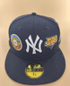 NEW ERA紐亦華MLB棒球帽世界大賽硬頂全封刺繡NY平檐帽5950 13529389-藏青色 758 60cm 曬單實拍圖