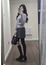 優(yōu)棵樹打底褲女秋冬加絨加厚保暖可外穿不勾絲不掉襠高腰收腹提臀連褲襪 深灰連腳-【冬季300g/-10~10℃】 1條 均碼 （適合80-130斤） 曬單實拍圖