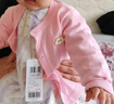 巴拉巴拉童裝嬰兒針織衫兒童薄開衫寶寶2025夏裝男女童上衣外套輕薄空調衫 紅色調 90 曬單實拍圖