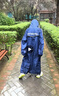牧萌兒童雨衣男女中小學(xué)生專(zhuān)用大書(shū)包位全身水雨雨衣 藏青色 4XL 曬單實(shí)拍圖