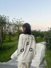 FPA速干7A抗菌運動(dòng)長(cháng)袖國潮春季寬松圓領(lǐng)潮流情侶款t恤潮牌男裝 燕麥色 M 曬單實(shí)拍圖