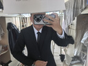 色頓保羅領(lǐng)帶男士正裝商務黑色條紋真絲休閑手打西服襯衫高端品牌禮盒裝 百搭黑-P701 手打款 曬單實拍圖
