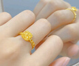 中國黃金（CHINA GOLD）黃金戒指女999足金拉絲小方糖開(kāi)口戒指七夕情人節禮物送女友老婆 【京速達】小方糖戒指金重約2.6g*甄選禮盒 曬單實(shí)拍圖