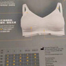 美德樂(lè )（Medela）哺乳文胸輕薄透氣產(chǎn)后喂奶孕婦內衣單層前開(kāi)扣無(wú)鋼圈輕盈款 奶油色 M 曬單實(shí)拍圖