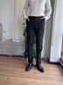 XJSGS官方國際正品牌男士高端休閑褲秋季抗皺商務(wù)西褲輕奢侈男裝長褲 高檔黑色906【現(xiàn)貨速達(dá)】 春秋款 34 建議【腰圍2尺6】 曬單實(shí)拍圖