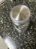 諾巖 玻璃杯便攜水晶透明男女單層加厚耐熱大容量帶蓋泡茶水杯子 460ML【大號】+杯套+泡茶濾 曬單實拍圖