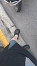 樸西夏季沙灘厚底增高小個(gè)子女生休閑洞洞鞋 珍珠黑 36-37 曬單實(shí)拍圖