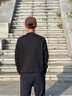安踏運(yùn)動(dòng)衛(wèi)衣男裝休閑長袖秋季圓領(lǐng)套頭打底衫寬松休閑運(yùn)動(dòng)上衣 基礎(chǔ)黑-6 L 曬單實(shí)拍圖