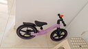 喜爾唯平衡車兒童1-3-6-12歲兩輪無腳踏滑步車小孩自行車2-5歲寶寶滑行 紫色14寸-充氣輪-送騎行禮包 充氣輪+擋泥板 曬單實拍圖