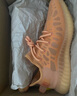 阿迪達斯yeezy350全透火山橙椰子夏日透氣男女休閑鞋GW2870  45 曬單實拍圖