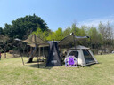 ShineTrip05穹頂天幕帳篷一體全自動(dòng)速開(kāi)便攜式公園野外戶(hù)外露營(yíng)裝備用品 黑色拉鏈圍布（2個(gè)） 曬單實(shí)拍圖