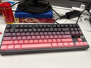 邁從（MCHOSE）K87S/G87旋鈕無(wú)線機(jī)械鍵盤電競(jìng)游戲客制化有線/藍(lán)牙三模gasket結(jié)構(gòu)全鍵熱插拔辦公 G87 黑莓粉漸變側(cè)刻 TTC快金軸V2 曬單實(shí)拍圖
