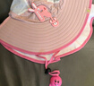 卡爾美（KELME）兒童防曬帽遮陽帽男女童防紫外線披風(fēng)大帽檐夏季海邊沙灘太陽帽子 曬單實(shí)拍圖