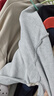 森馬（Semir）長袖T恤女不對稱假兩件2025秋季小心機修身拼色衣服10A525101001 曬單實拍圖