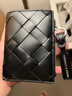 CHARLES&KEITH25秋季新品編織式短款錢包卡包零錢包CK6-10681212 Noir黑色 XXS 曬單實(shí)拍圖