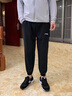 李寧（LI-NING）運動褲男褲春夏季新款褲子收口束腳寬松大碼長褲休閑褲運動衛(wèi)褲 黑色收口【棉質常規(guī) 舒適親膚】 L /175 (130-145斤) 曬單實拍圖