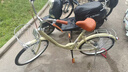 自行車(chē)通勤單車(chē)成人兒童女士大學(xué)生變速單速碟剎輕便代步上班單車(chē) 抹茶綠-標配款 24寸【適合身高150-170厘米】 抱剎單速 曬單實(shí)拍圖