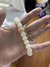 普陀山炭烤貓爪菩提手串女生真正的白玉菩提手鏈男盤玩手把件飾品 白菩提手串貓爪款 曬單實(shí)拍圖