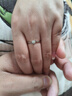 周六福鉆戒女求婚戒指思慕鉆石戒指KGDB021231 約10分 15號生日禮物 曬單實(shí)拍圖
