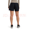 安德瑪（UNDERARMOUR）春夏Tech Play Up女子5英寸輕便訓練運動短褲1389884 黑色001 XL 曬單實拍圖