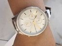 凱文克萊（Calvin Klein）官方正品CK女表櫻花粉多功能輕奢手表送女友白色25200244七夕禮物 曬單實(shí)拍圖