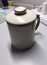 宜杯子汝窯辦公杯帶過(guò)濾陶瓷馬克杯茶杯辦公室泡茶杯茶水分離杯龍把米黃 曬單實(shí)拍圖