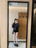 SNYDER WEAR灰色毛衣開衫女裝學(xué)院風(fēng)外搭寬松百搭針織開衫上衣韓版短款外套女 灰色  常規(guī) S 建議85-95斤 曬單實(shí)拍圖