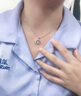 ROS MILLARS999純銀月亮項鏈輕奢小眾高級設(shè)計感送女朋友生日七夕情人節(jié)禮物 雙月相伴項鏈＋蝴蝶結(jié)禮盒 一物一證 曬單實拍圖
