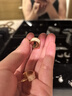 She's茜子飾品梔子花環(huán)925銀針耳釘小眾設計感耳環(huán)生日禮物送女友 曬單實(shí)拍圖