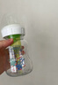 布朗博士玻璃奶瓶 0-3月新生嬰兒防脹氣防嗆 寬口徑奶瓶150ml 萌兔 曬單實(shí)拍圖